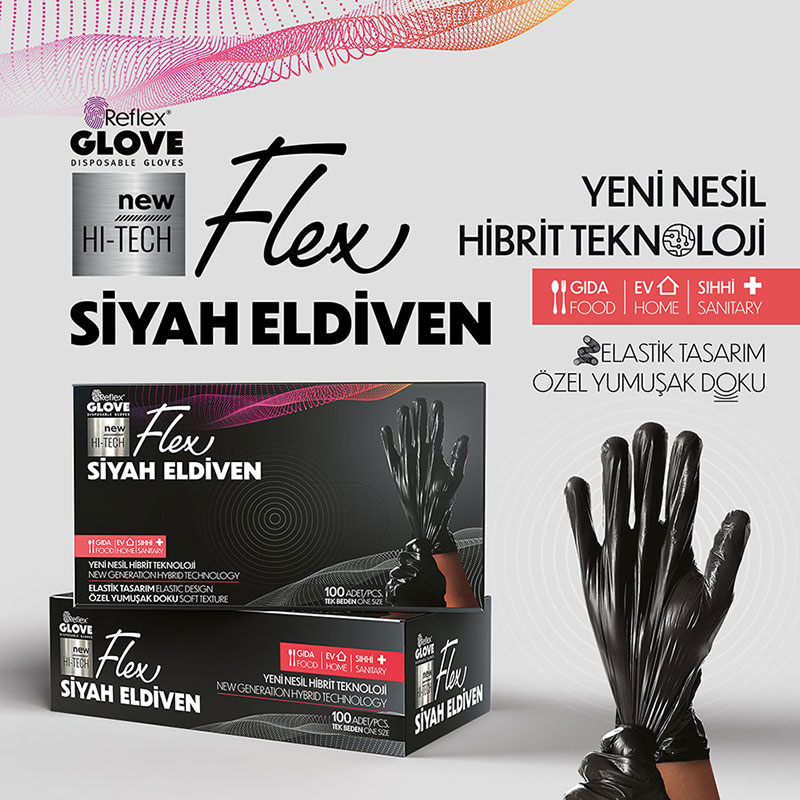 دستکش هیبریدی Flex Hi-Tech رفلکس Görsel 3