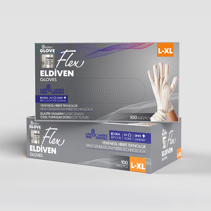 دستکش هیبریدی Flex Hi-Tech رفلکس Görsel 5