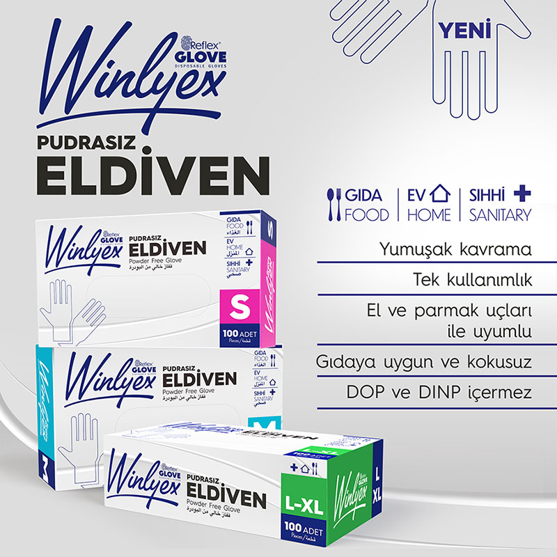 Reflex Winlyex Rukavica Bez Pudera Görsel 1